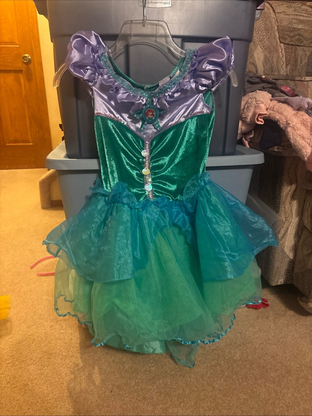 Disney Princess Ariel Costume Disney Store Size 7/8 Dress Up Little Mermaid